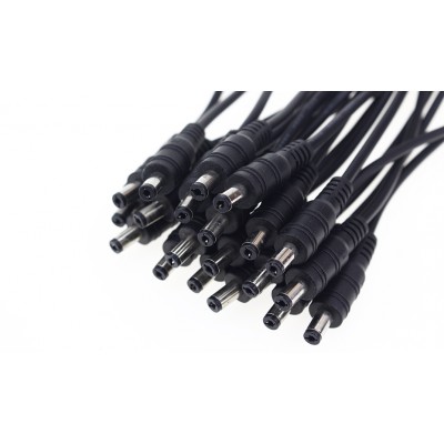 Clavijas Jack alimentación con 50 cms cable para tiras de LED 